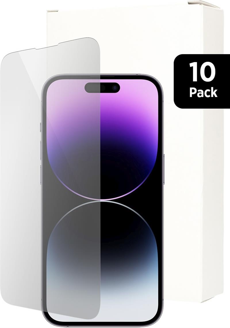 Mobiparts Regular Tempered Glass Apple iPhone 14 Pro - 10 Pack