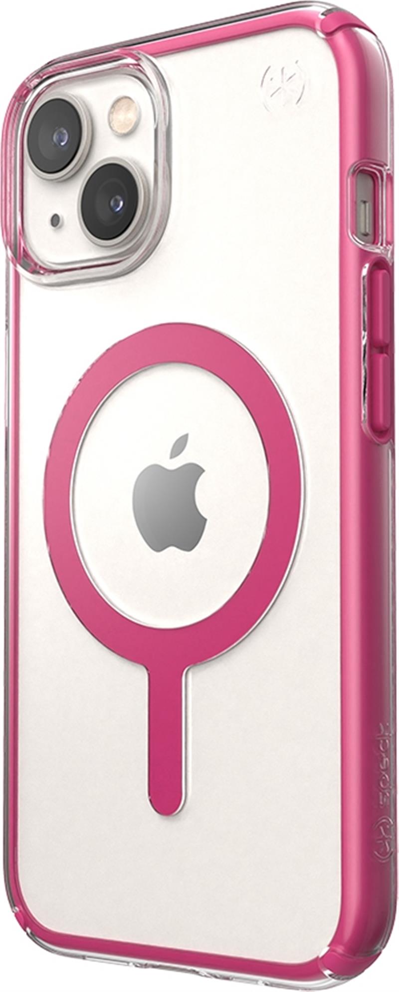 Speck Presidio Perfect Clear Geo + MS Apple iPhone 14 Clear/Digital Pink