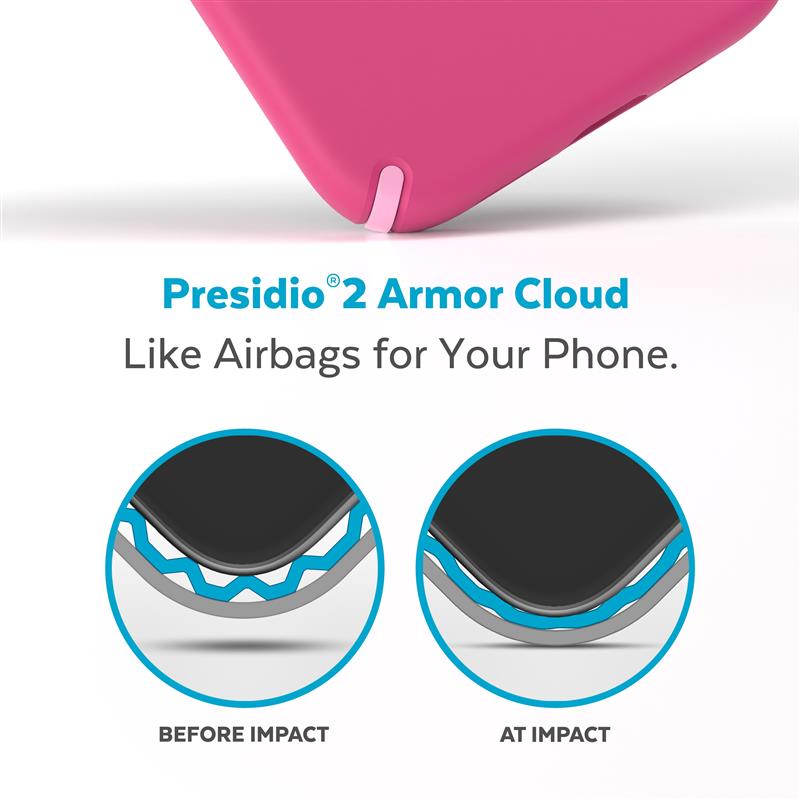 Speck Presidio2 Pro MS Apple iPhone 14 Plus 15 Plus Digital Pink - with Microban