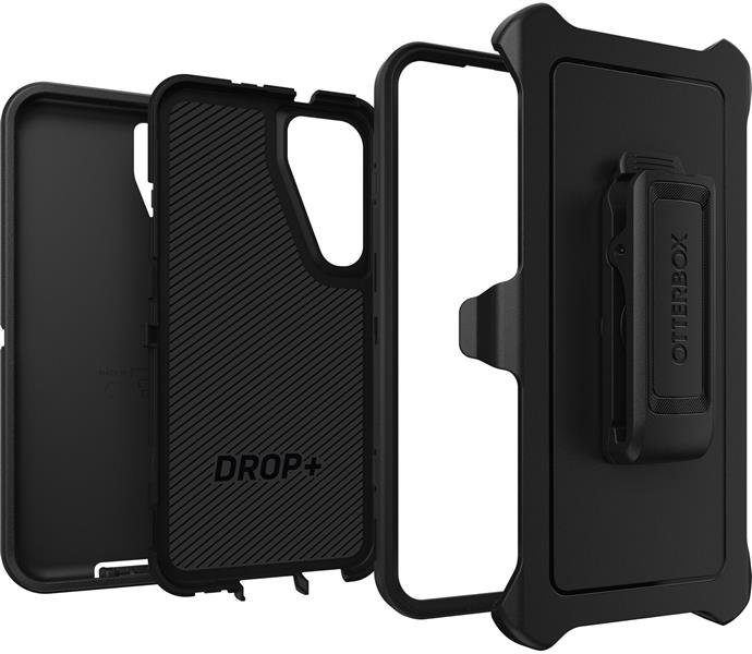 OtterBox Defender Case voor Galaxy S23+ , Schokbestendig, Valbestendig, Ultra-robuust, Beschermhoes, 4x Getest volgens Militaire Standaard, Zwart