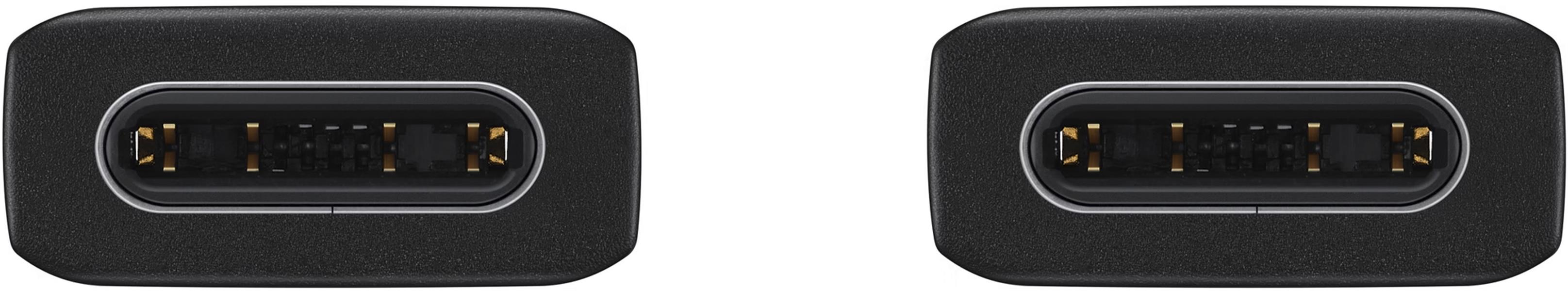 Samsung USB-C to USB-C Cable 1 8m 3A - Black - - DW767 - bulk packed 