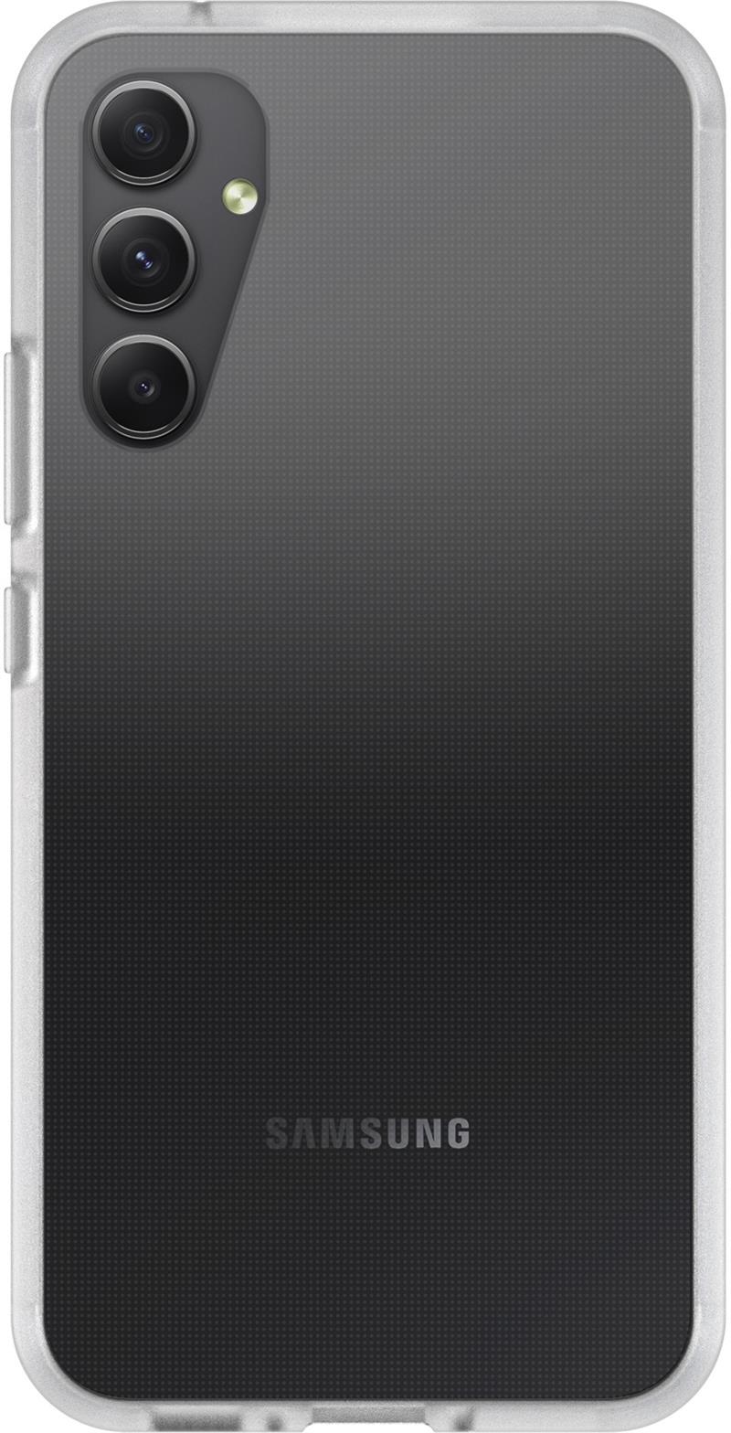 OtterBox React-hoesje voor Galaxy A34 5G, schokbestendig, valbestendig, ultradun, beschermende, getest volgens militaire standaard, Antimicrobieel, Cl