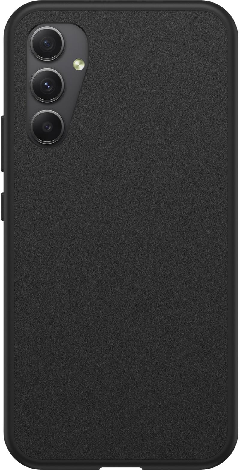 OtterBox React-hoesje voor Galaxy A34 5G, schokbestendig, valbestendig, ultradun, beschermende, getest volgens militaire standaard, Antimicrobieel, Zw