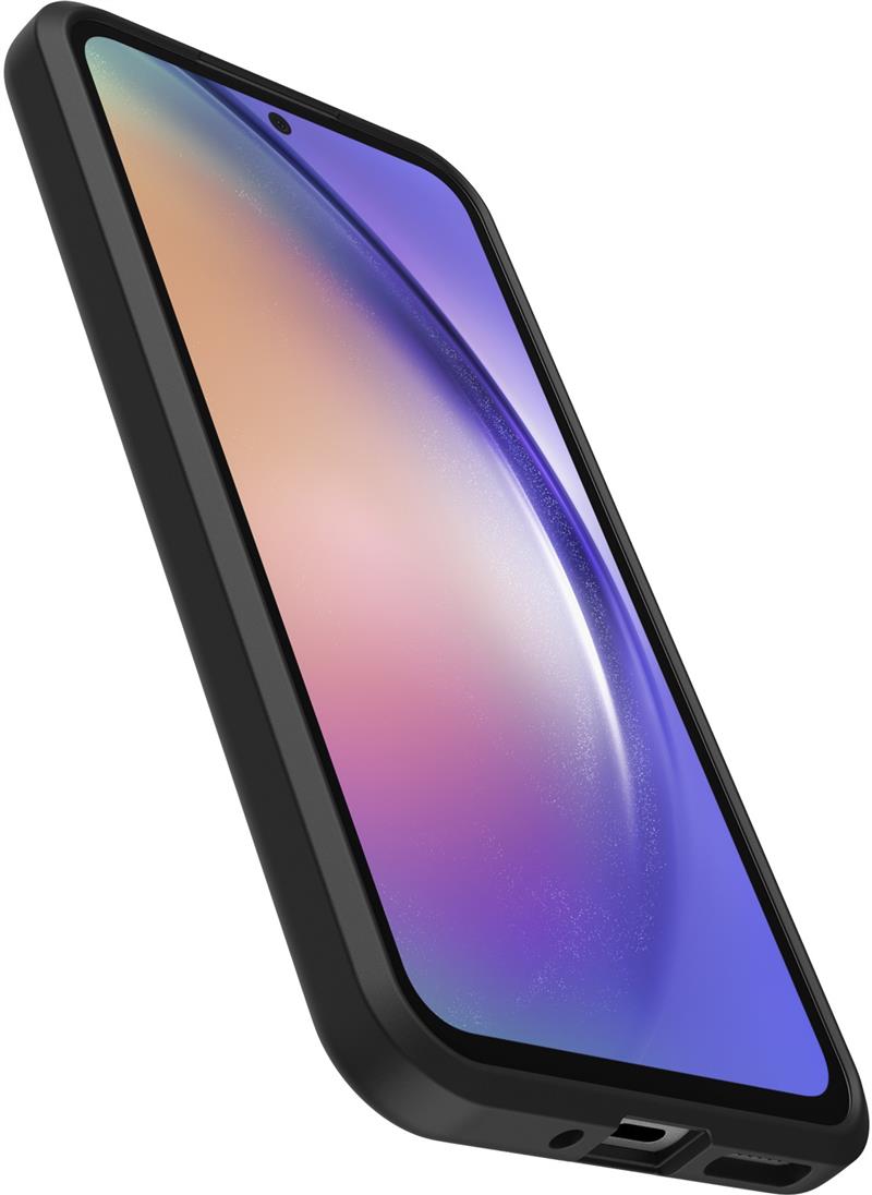 OtterBox React-hoesje voor Galaxy A54 5G, schokbestendig, valbestendig, ultradun, beschermende, getest volgens militaire standaard, Antimicrobieel, Zw