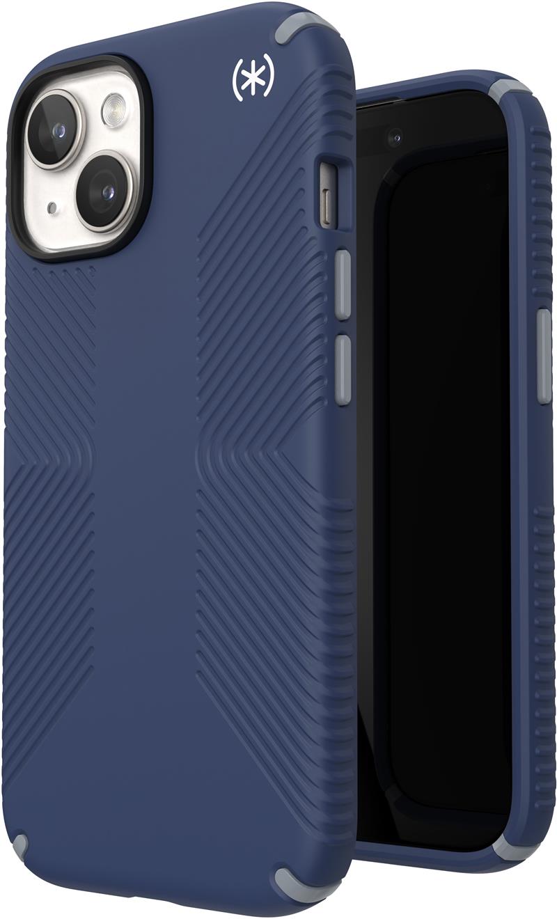 Speck Presidio2 Grip Apple iPhone 15 Coastal Blue - with Microban