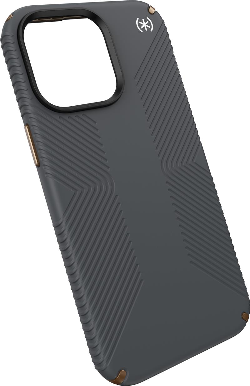 Speck Presidio2 Grip Apple iPhone 15 Pro Max Charcoal Grey - with Microban