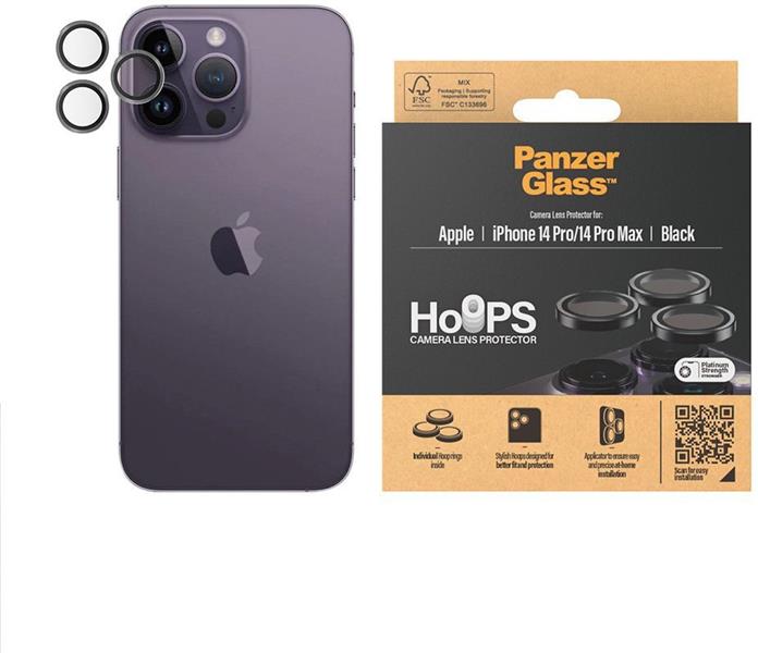 PanzerGlass Camera Rings iPhone 14 Pro/14 Pro Max Doorzichtige schermbeschermer Apple 1 stuk(s)
