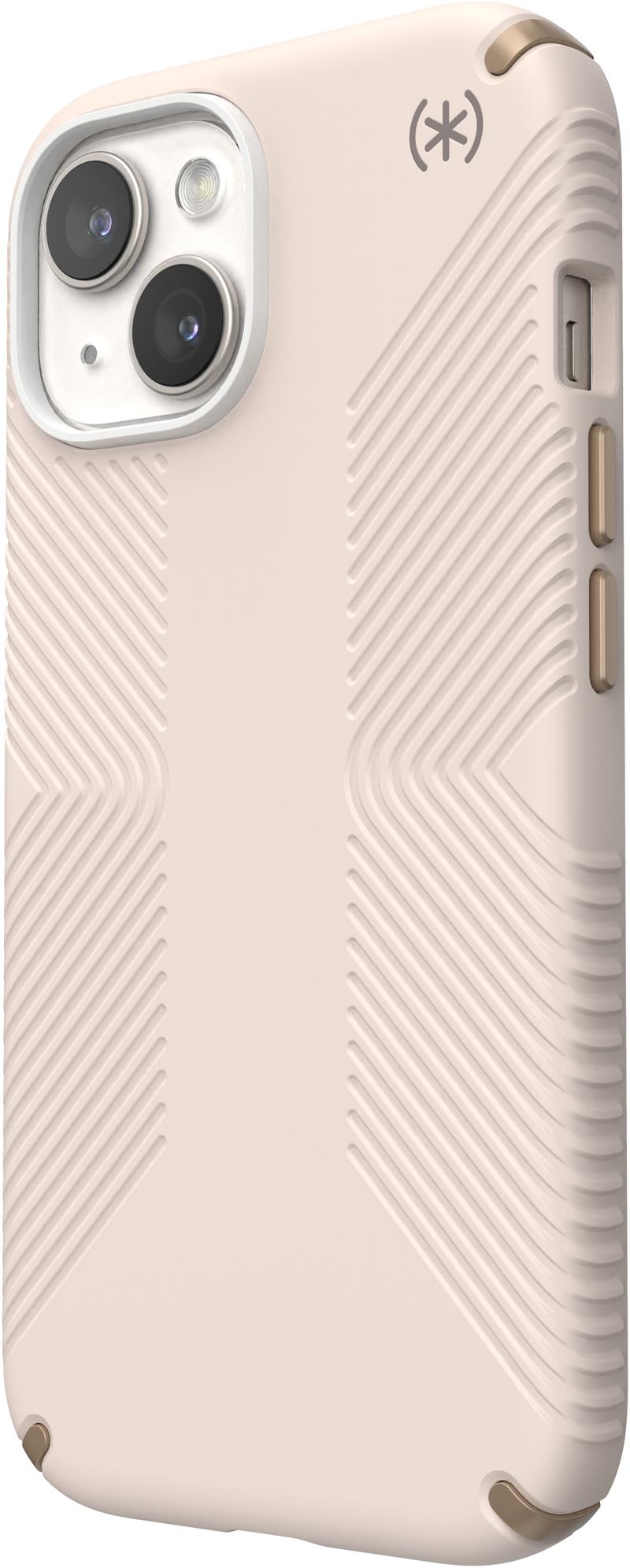 Speck Presidio2 Grip Apple iPhone 15 Bleached Bone - with Microban