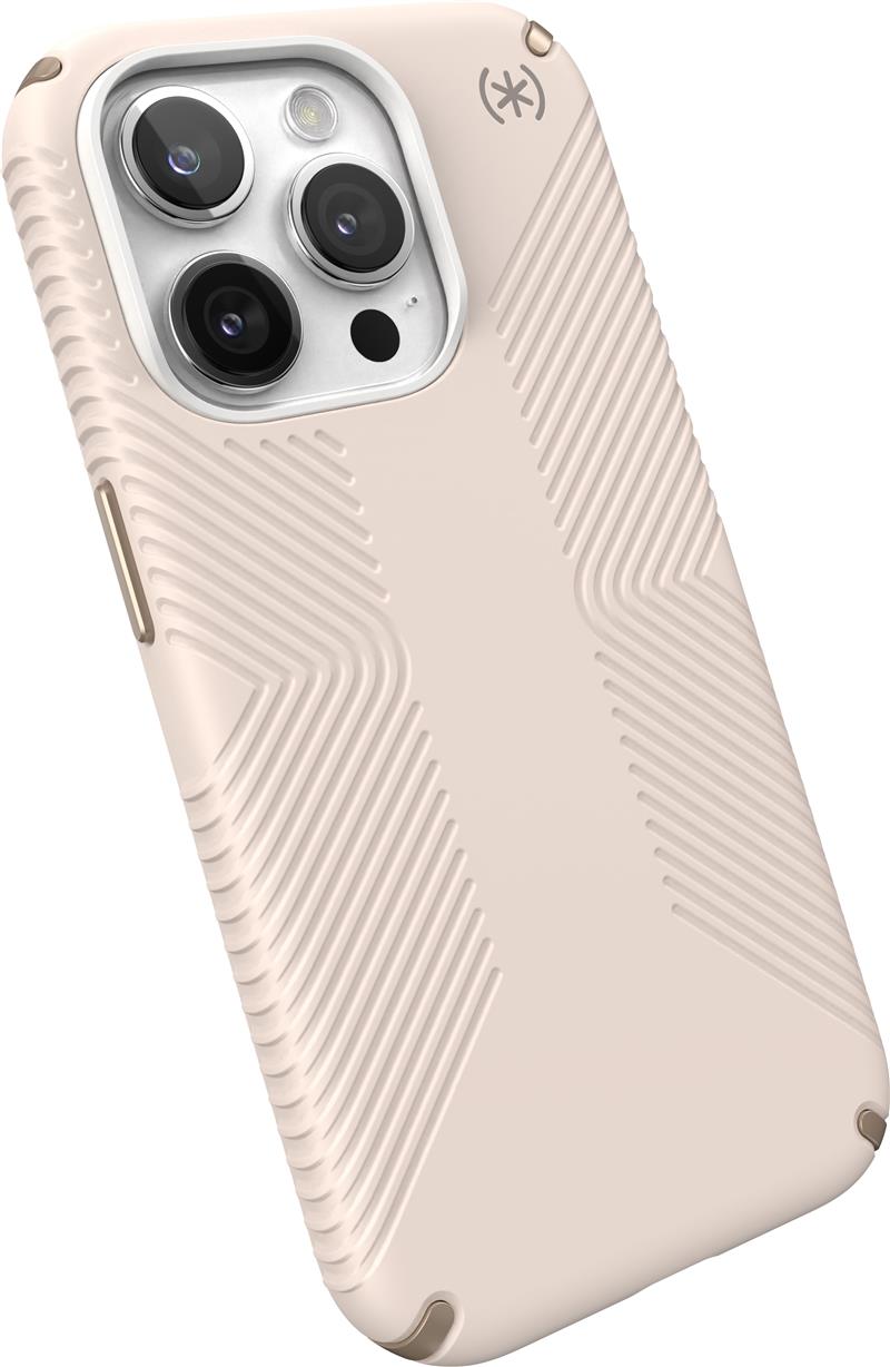 Speck Presidio2 Grip Apple iPhone 15 Pro Bleached Bone - with Microban