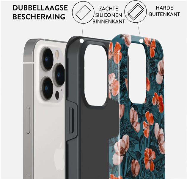 Burga Tough Case Apple iPhone 13 Pro Max - No Rain No Flowers