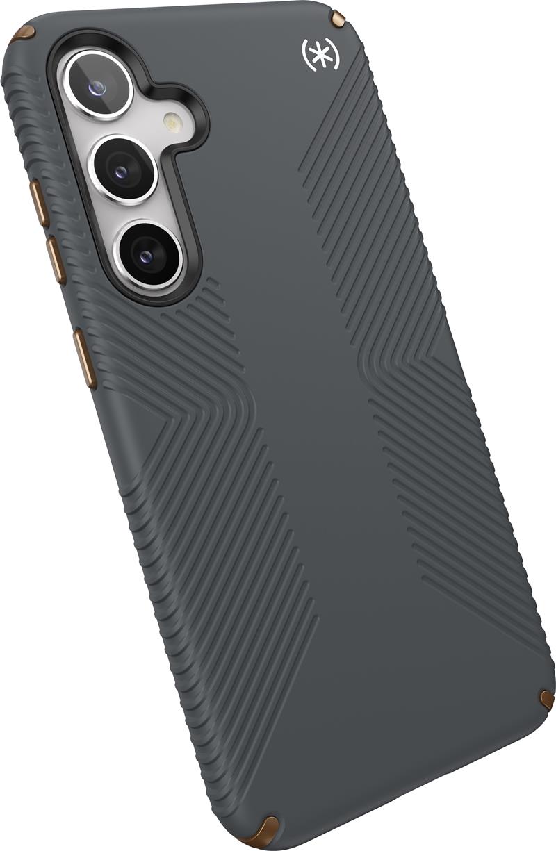 Speck Presidio2 Grip Samsung Galaxy S24 Plus Charcoal Grey - with Microban