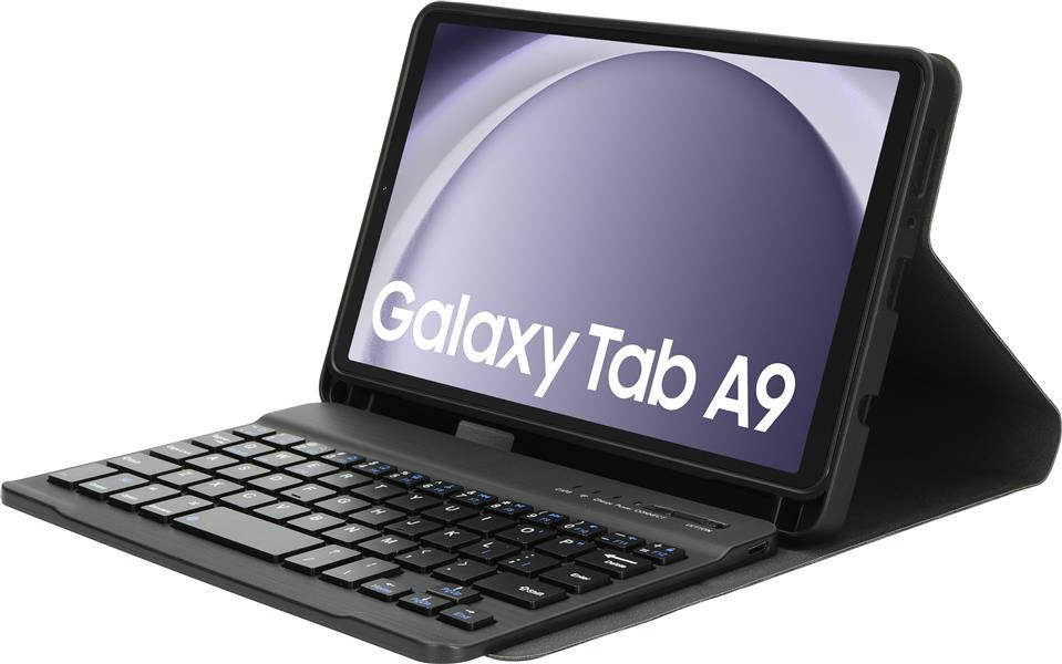 Mobiparts Bluetooth Keyboard Case Samsung Galaxy Tab A9 2023 Black