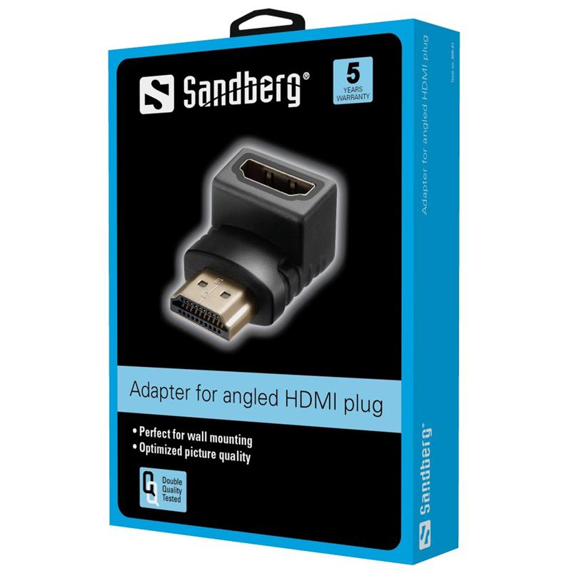 Sandberg HDMI 2.0 angled adapter plug