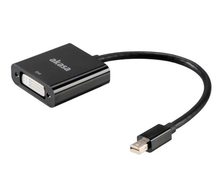 Akasa Mini DisplayPort to DVI Passive Converter 20cm *MDPM *DVIF