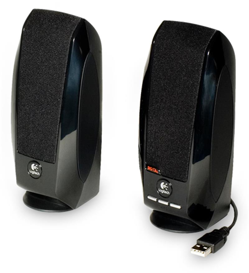 Logitech S150 luidspreker 1,2 W Zwart Bedraad