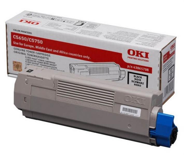 OKI 43865708 tonercartridge Origineel Zwart 1 stuk(s)