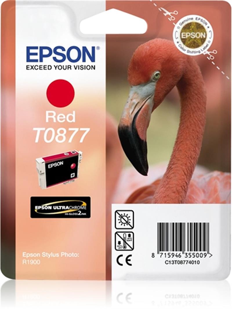 Singlepack Red T0877 Ultra Gloss High-Gl