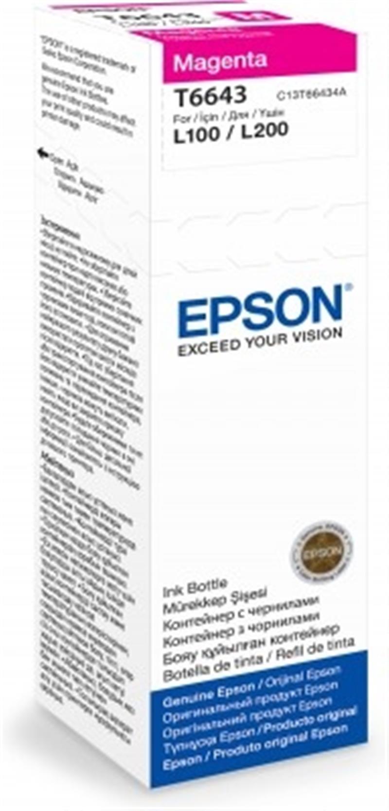 Epson T6643 Origineel Magenta 1 stuk(s)