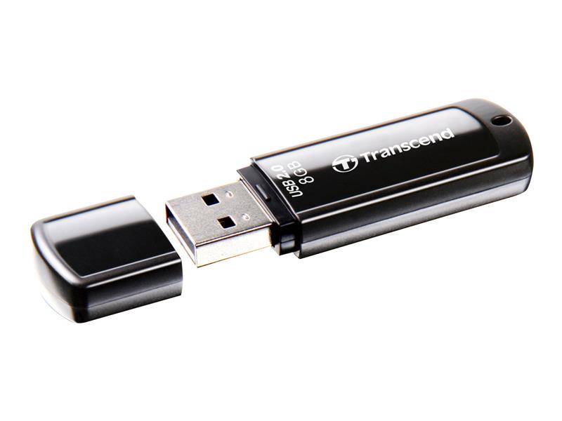 Transcend JetFlash elite JetFlash 350 USB flash drive 8 GB USB Type-A 2 0 Zwart