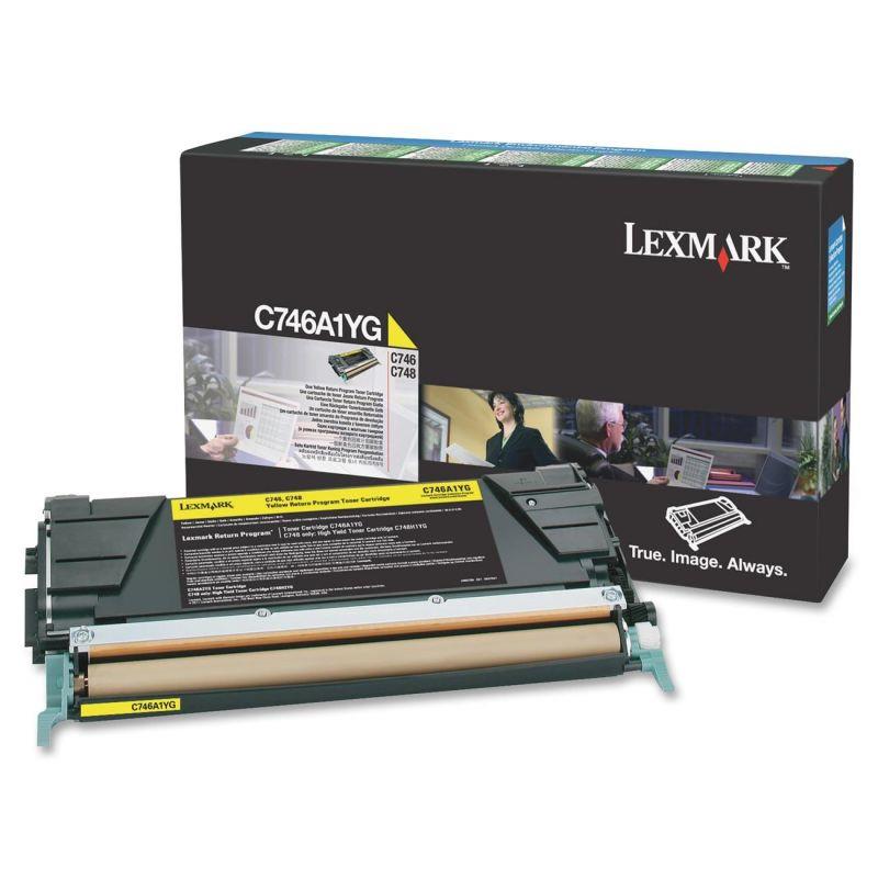 Lexmark C746A1YG tonercartridge Origineel Geel 1 stuk(s)