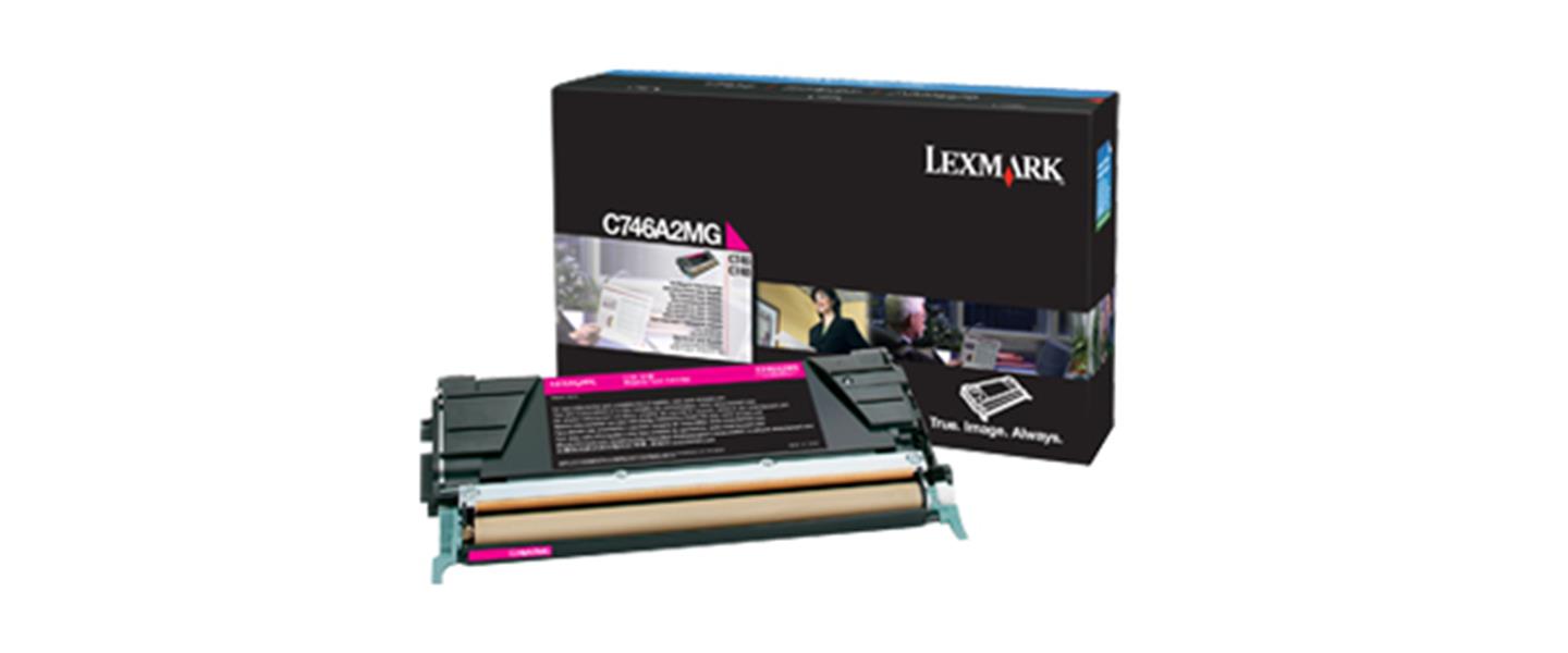 Lexmark C746A2MG tonercartridge 1 stuk(s) Origineel Magenta