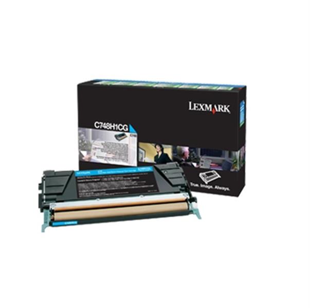 Lexmark C748H1CG tonercartridge Origineel Cyaan 1 stuk(s)