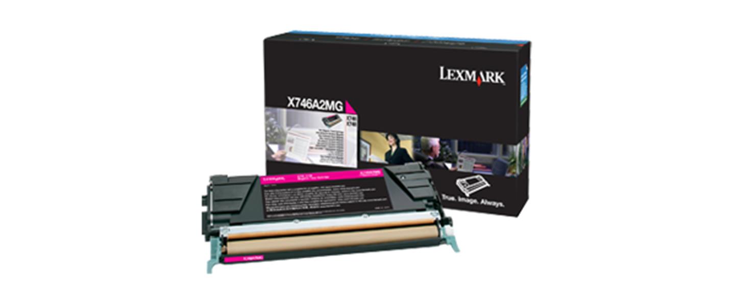Lexmark X746A2MG tonercartridge Origineel Magenta 1 stuk(s)