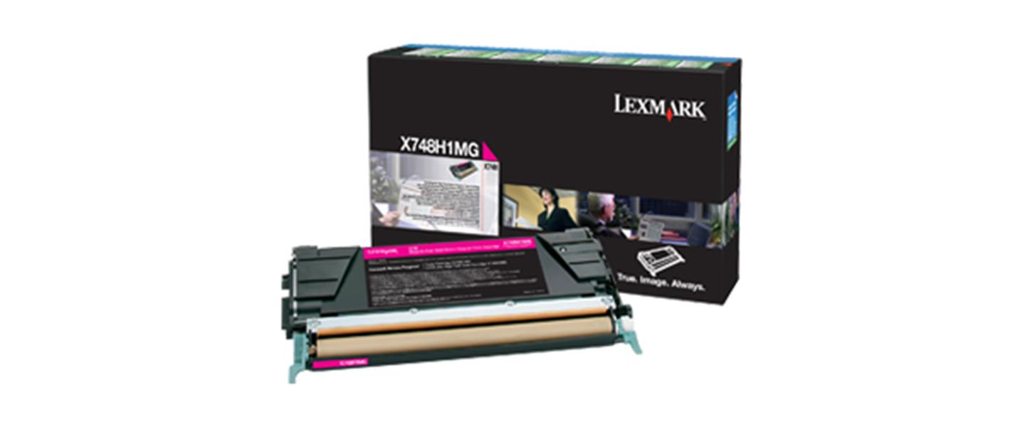 Lexmark X748H1MG tonercartridge Origineel Magenta 1 stuk(s)