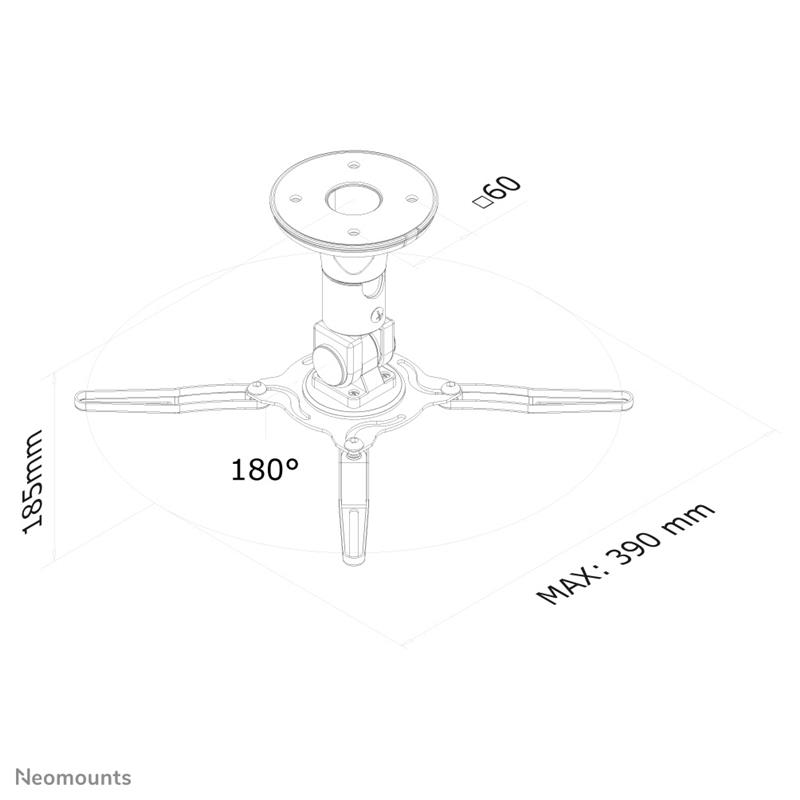 Neomounts projector plafondsteun