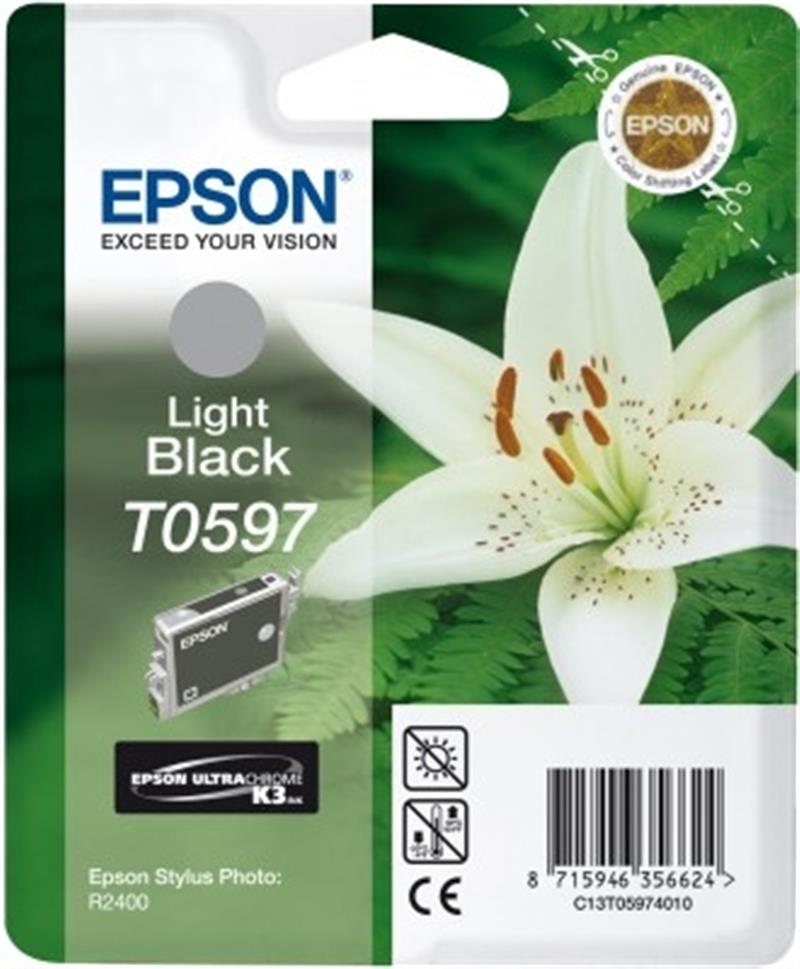 Epson Lily inktpatroon Light Black T0597 Ultra Chrome K3