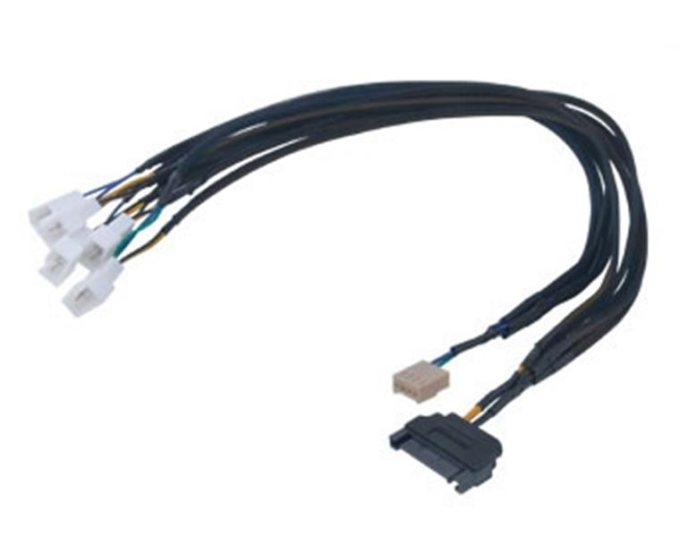 Akasa smart pwm cable for 5pwm case fans and coolers sata power flexa fp5s black braided *FANM *MBM *FANF
