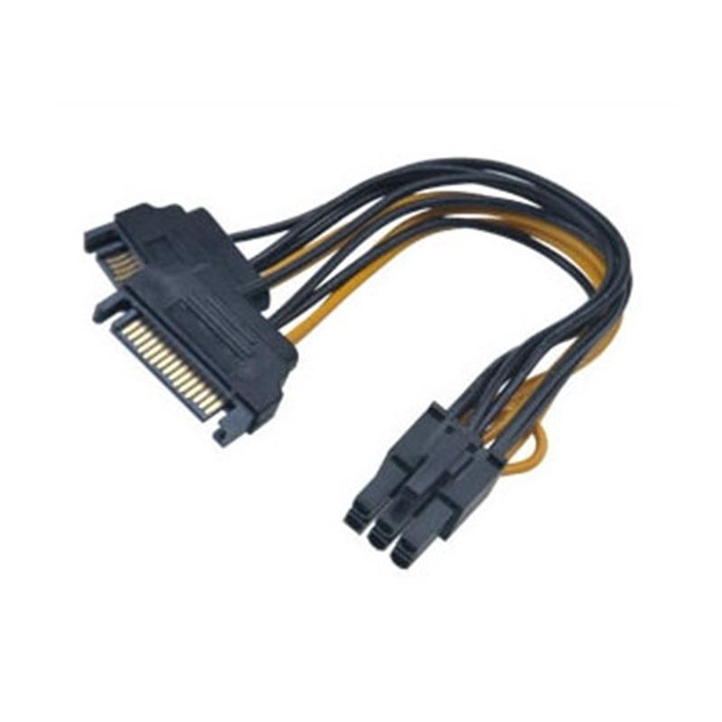 Akasa 2 * sata power to 1* pcie connector adapter *SATAM *PCIEM