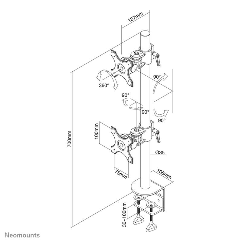 Neomounts monitorarm