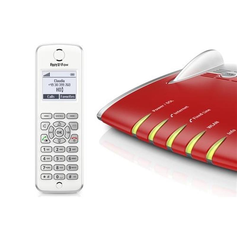 FRITZ!Fon M2 International DECT-telefoon Nummerherkenning Wit