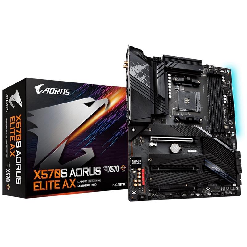 Gigabyte X570S AORUS ELITE AX moederbord AMD X570 Socket AM4 ATX