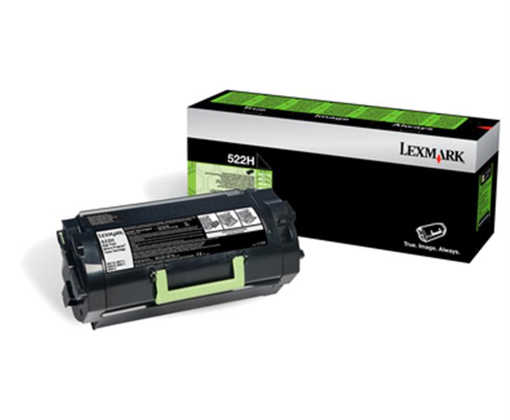 Lexmark 522H Origineel Zwart 1 stuk(s)