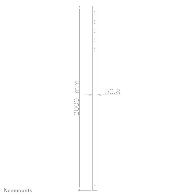 Neomounts verlengbuis plafondsteun