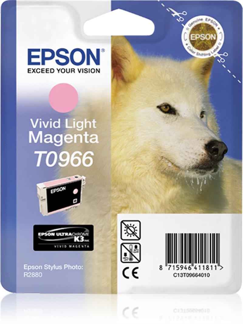 Epson Husky inktpatroon Vivid Light Magenta T0966