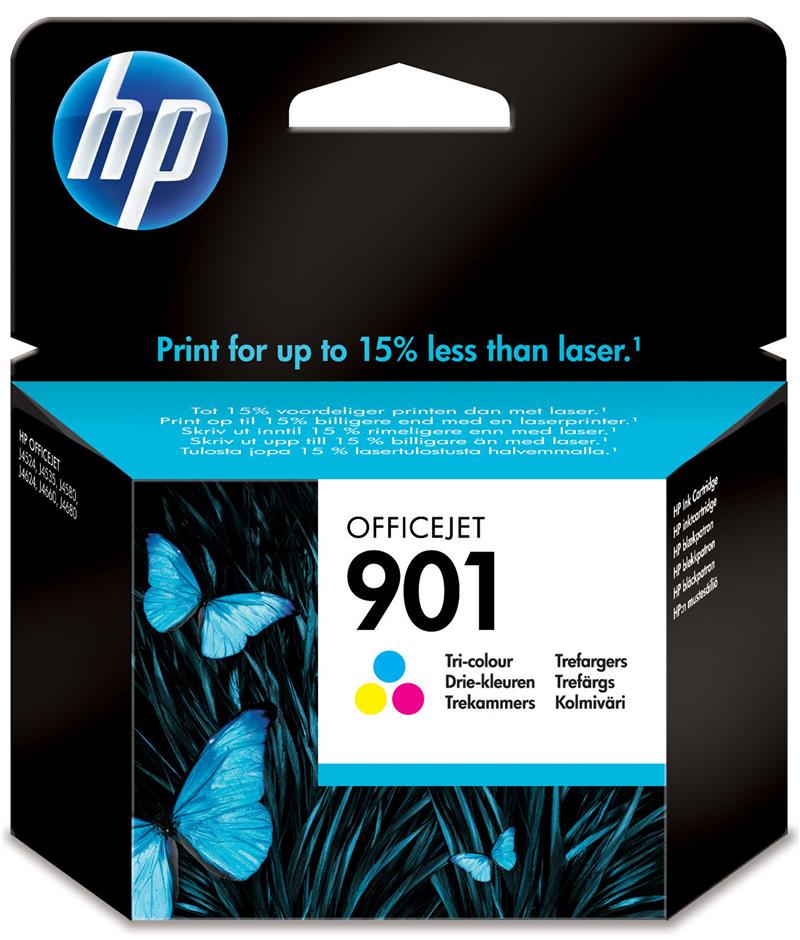 HP 901 Origineel Cyaan, Magenta, Geel