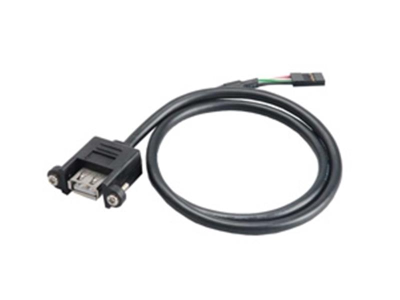 Akasa USB 2 0 Internal to External USB cable adapter for the diy enthusiast 0 6m *MBM *USBAM