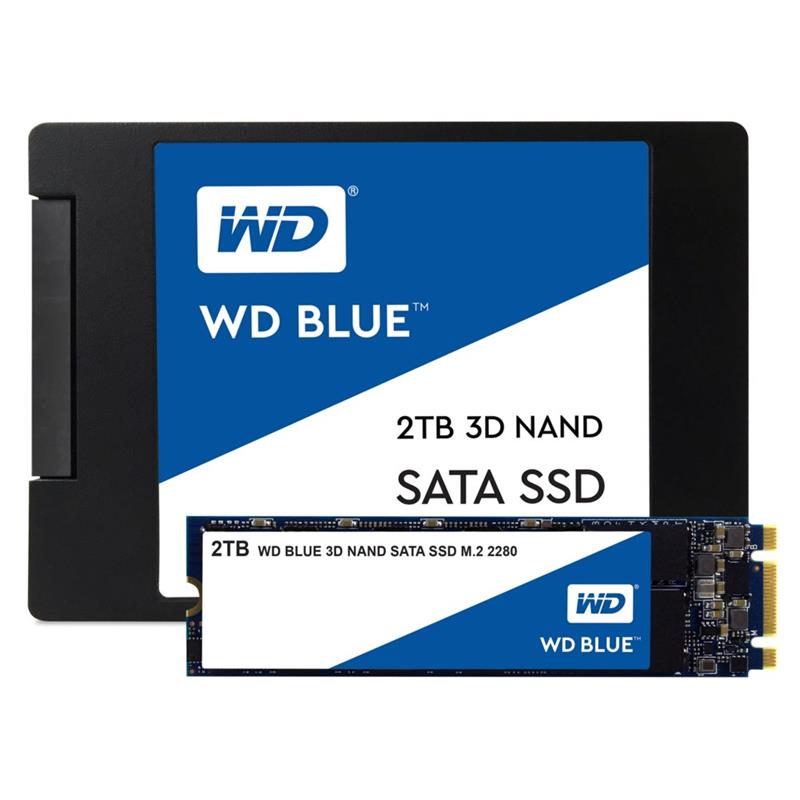 WD Blue SSD 3D NAND 2TB 2 5inch SATA III