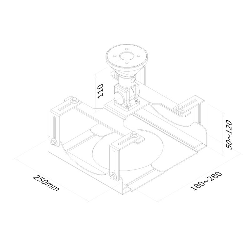 Neomounts projector plafondsteun