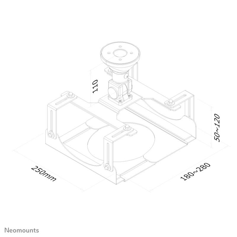 Neomounts projector plafondsteun