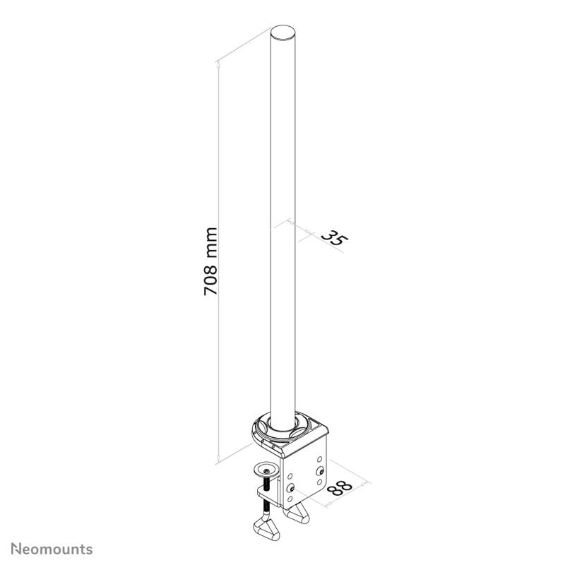 Neomounts verlengbuis monitorarm