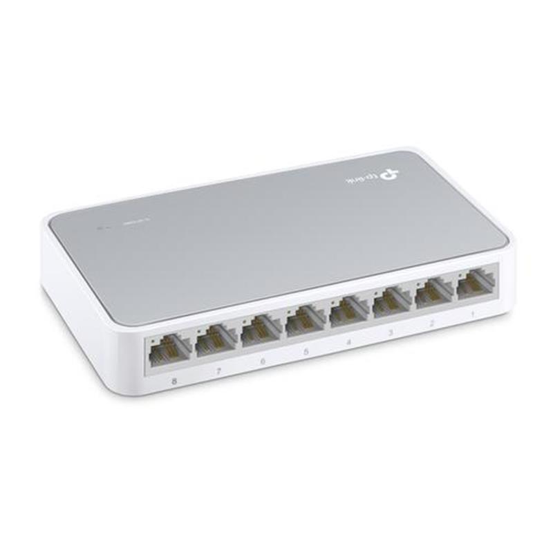 TP-LINK 8-Port 10/100Mbps Desktop Switch Unmanaged Wit