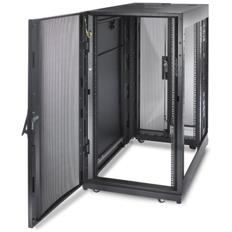 APC NetShelter SX 24U 600mm(b) x 1070mm(d) 19"" IT rack, behuizing met zijkanten