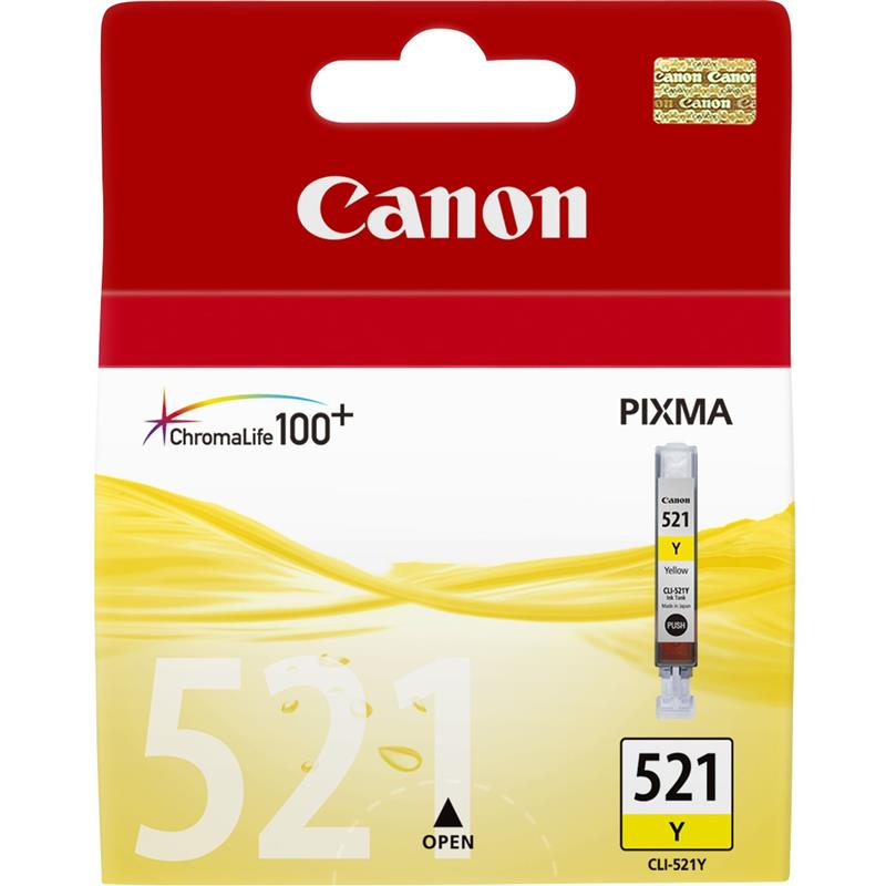 Canon CLI-521 Y Origineel Geel 1 stuk(s)