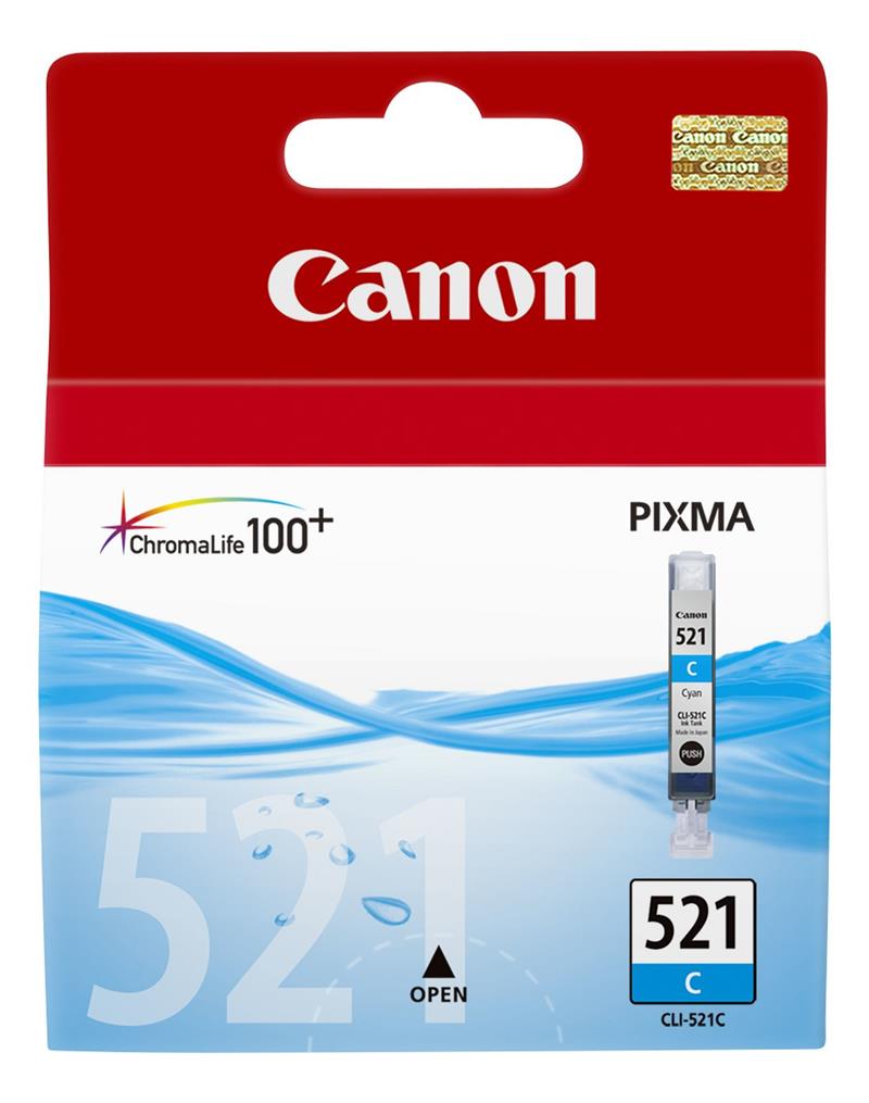Canon CLI-521 Origineel Cyaan 1 stuk(s)