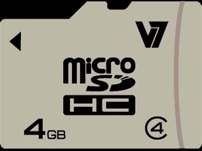 V7 VAMSDH4GCL4R-2E flashgeheugen 4 GB MicroSDHC Klasse 4