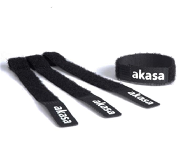 Akasa cable tidy velcro strap 5 pcs black